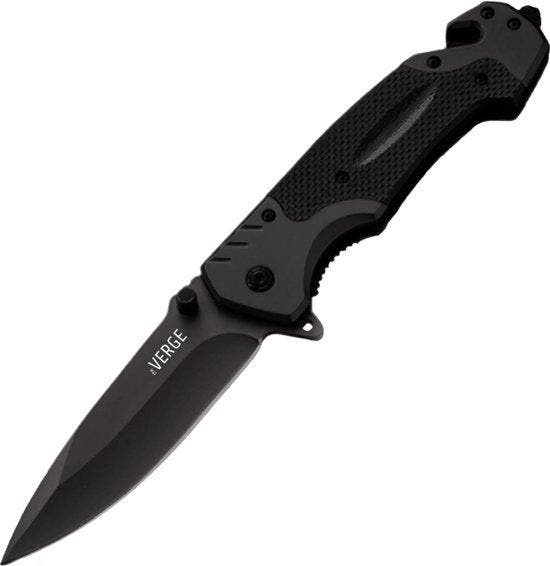 The Verge® Survival Zakmes - Outdoor Mes met Broekclip, Caravans en Kamperen, Kampeeraccessoires, Verzenden