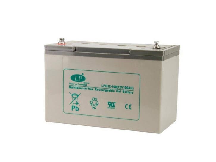 Gel accu 12 volt 100 T11 (LPCG), Auto-onderdelen, Accu's en Toebehoren, Verzenden