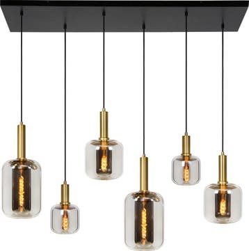 Lucide JOANET - Hanglamp - 6xE27, Verzenden