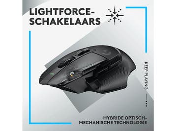 Logitech G -  G502 X Lightspeed Draadloze Muis  - Zwart, Computers en Software, Muizen, Muis, Logitech G, Verzenden, Gaming muis