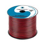 CCA luidsprekerkabel - 2 x 0.20mm zwart/rood - 100 meter op, Ophalen of Verzenden, Nieuw, Kabel of Snoer