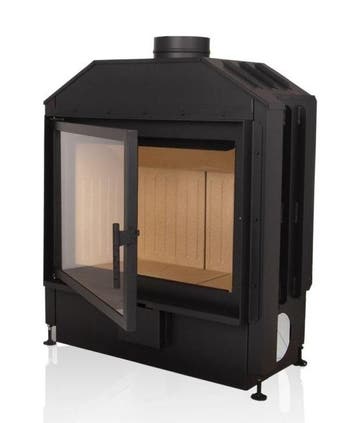 Inbouw Houtkachel Flat 60 Open Side, Nieuw
