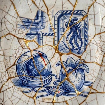 MEDSAN - Kintsugi Xenomorph () - UNIQUE WORK