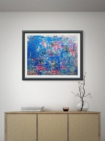 Alessio Mazzarulli - Coral city (n.231) - abstract landscape, Antiek en Kunst