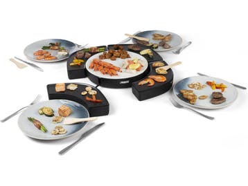 Princess 103070 - Gourmetstel - 4 Individuele Bakplaten -, Verzenden, Zo goed als nieuw