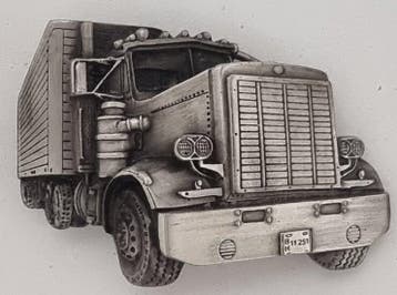 Truck Bigg  as kleurige Riem Gesp/Buckle, Verzenden, Nieuw