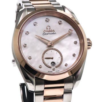 OMEGA - 38 mm, stainless steel and 18K Sedna gold on, Nieuw