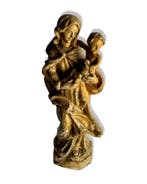 Figuur - Virgin Mary and Jesus - 41 cm - Hout