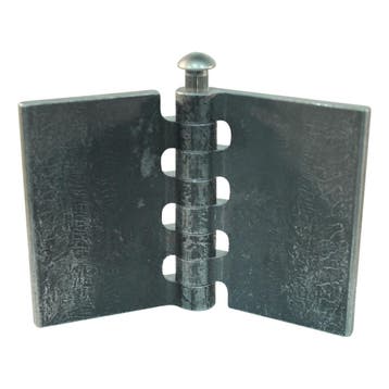Novio Recht portierscharnier met rvs pen 80 x 60mm, Auto diversen, Ophalen of Verzenden, Nieuw