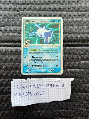 Pokémon - 1 Card - Latios ex 96/101 Foil - EX - EX Delta, Nieuw