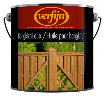 Verfijn Verfijn bangkirai olie 2,5 liter, Verzenden, Nieuw