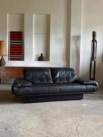 Rolf Benz - Sofa - Leder - Tweezitter