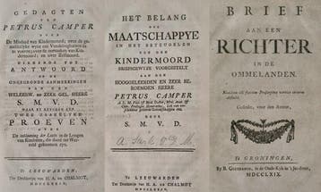 Albertus Sterk, Petrus Camper - Convoluut over Kindermoord &