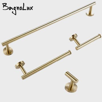Luxe Badkamer Accessoires Set - Handdoekhouder, Toiletrolhou, Verzenden, Nieuw