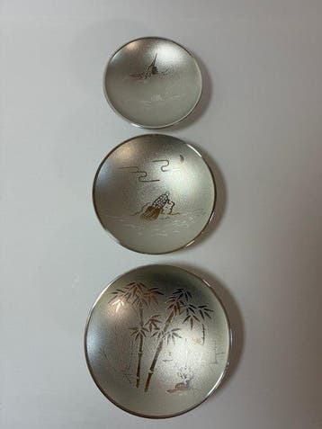 Decoratief dienblad (3) - Japan - Japanse Satsuma Tin