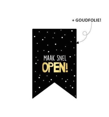 10x Sticker Vaantje Maak snel open (Stickers), Ophalen of Verzenden, Nieuw, Meerdere stickers