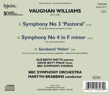 cd - martyn brabbins bbc symphony orchestra - Vaughan Wil..., Verzenden, Zo goed als nieuw
