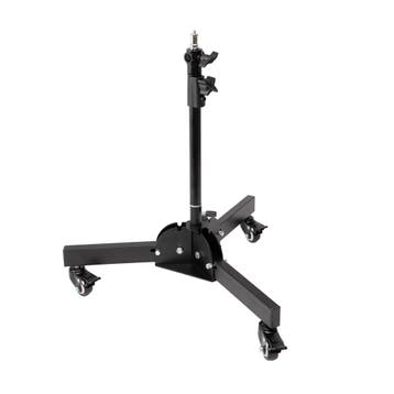 Compact Lampstatief met Wielen - 55cm tot 75cm, Nieuw