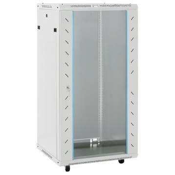 vidaXL Netwerkkast 22U 19 IP20 60x60x120 cm grijs, Computers en Software, Verzenden, Nieuw