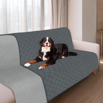 Hondendeken auto achterbank - hondenmat - 208x157 cm - Grijs, Verzenden, Zo goed als nieuw