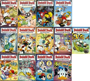Gratis verzending! Compleet Donald Duck Pockets 320 t/m 332, Verzenden, Complete serie of reeks, Zo goed als nieuw, Donald Duck
