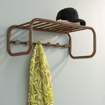 Spinder Design Retro wandkapstok - chocolate brown, Huis en Inrichting, Woonaccessoires | Kapstokken, Verzenden, Nieuw