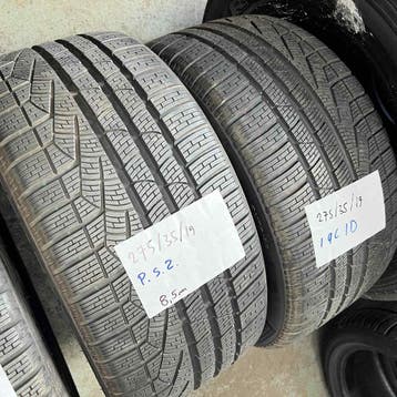 2 x Pirelli Scorpion Zero 275-35-19 Winterbanden 8,5mm, 19 inch, Gebruikt, 275 mm, Band(en)