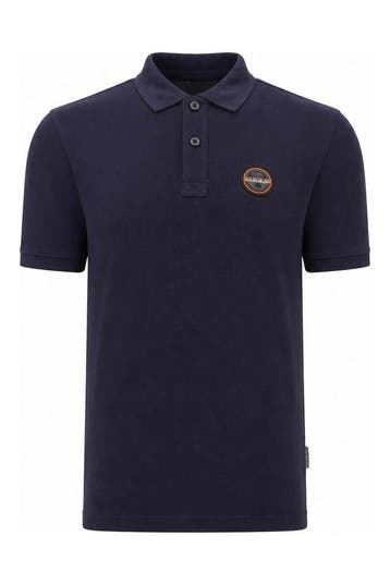 Napapijri Polo in maat M Zwart, Verzenden, Gedragen, Zwart, Napapijri
