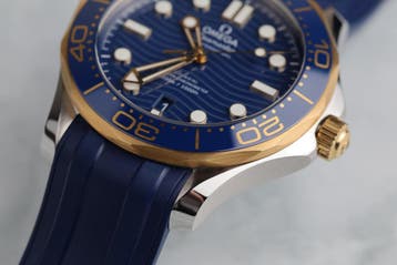 Omega Seamaster prof. - staal/geelgoud - volledige set 2023, Gebruikt, Staal, Polshorloge, Kunststof
