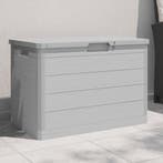 vidaXL Kussenbox 77,5x44,5x53 cm polypropeen grijs, Verzenden, Nieuw
