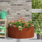 vidaXL Plantenbak Roestig 90 x 45 x 35 cm Cortenstaal, Tuin en Terras, Bloembakken en Plantenbakken, Verzenden, Minder dan 60 cm