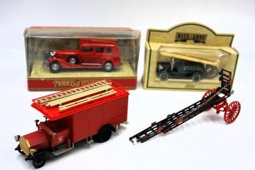 VEB/Matchbox/Dugu/Lledo 1:43 - Modelauto (4) - 4x Mezzi, Nieuw