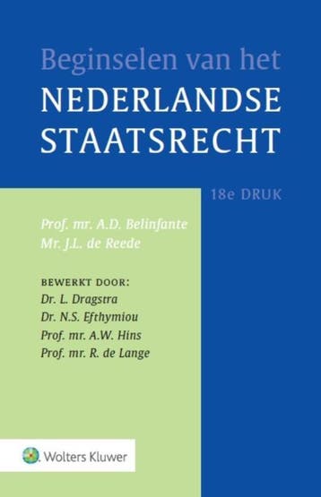 Beginselen van het Nederlands staatsrecht - A.D. Belinfante, Verzenden, Zo goed als nieuw, A.D. Belinfante