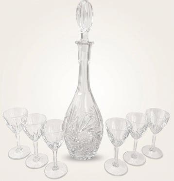 Val Saint Lambert - Drinkservies voor 6 (7) - Nestor Hamlet