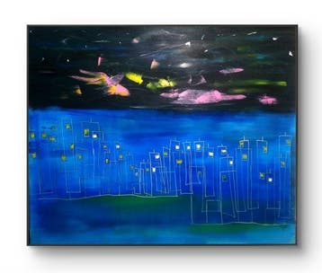 Lemagne83 - Destellos XL, Antiek en Kunst, Kunst | Schilderijen | Modern