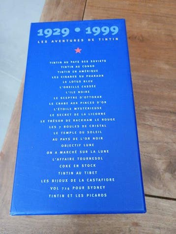 Tintin - Coffret anniversaire Tintin - 8 Album - 1999, Nieuw