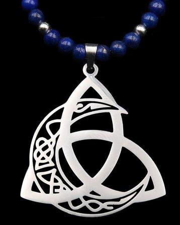 Lapis lazuli - Triquetra van de Keltische Druïde – Heilige