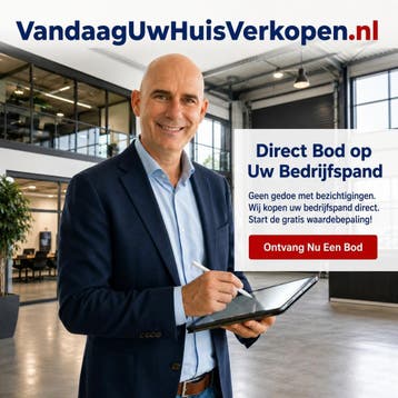 Uw bedrijfspand binnen 24 uur verkopen? DIRECT EEN BOD