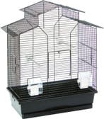 Vogelkooi Flamingo Numfor 1 Zwart – Parkietenkooi 51x30x6., Verzenden, Nieuw, Metaal, Vogelkooi