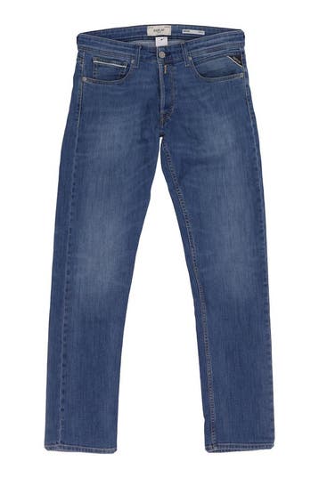 Replay Broek in maat W32 L34 Blauw, Kleding | Heren, Verzenden, Gedragen, Blauw, Replay