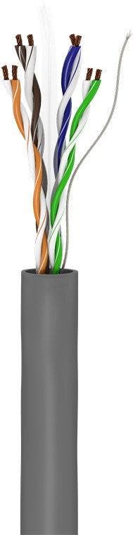 CAT 6 netwerkkabel, U/UTP, CU, AWG 24/7, grijs-per meter (op, Ophalen of Verzenden, Nieuw