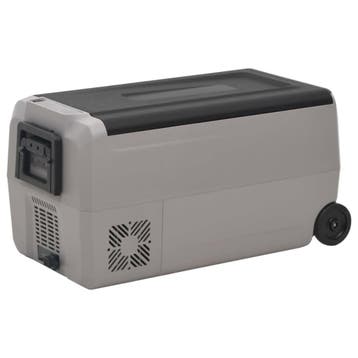 vidaXL Koelbox met wielen en handvat 50 L polypropeen zwart, Verzenden, Nieuw