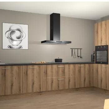 Goud Eiken keuken Khao Lak 73134, Verzenden, Nieuw