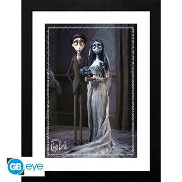 Corpse Bride Emily & Victor Framed Print 30 x 40 cm, Ophalen of Verzenden, Nieuw