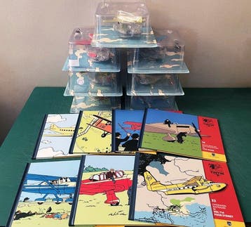 Moulinsart - Tintin - 7x figurines En Avion Tintin -, Nieuw