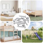 vidaXL Zelftappende Nagel 12 pcs Verzinkt 4 x 25 mm Staal, Verzenden, Nieuw