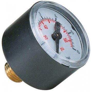 Manometer Ø 40.mm 1/8 achterzijde, Verzenden, Nieuw