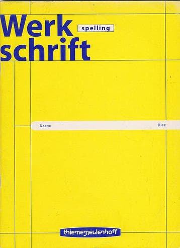 Werkschrift spelling, Verzenden, Nieuw