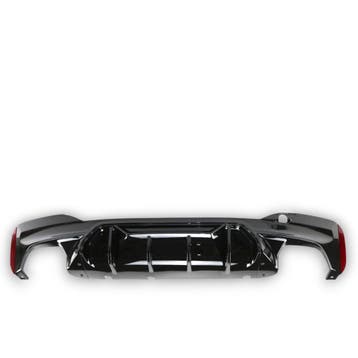 Diffuser glans zwart geschikt voor BMW 5 Serie G30 / G31