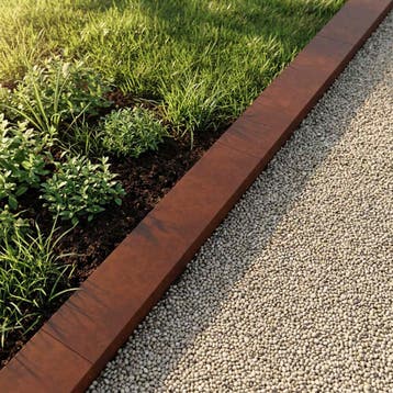 vidaXL Afdekprofiel voor tuinafboording 10 st 100 x 15 x 5, Verzenden, Nieuw